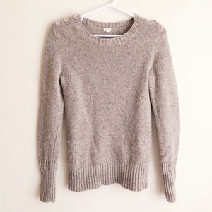 J. Crew Factory Small Beige Wool Sweater